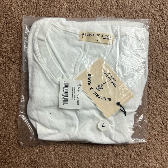 Electric & Rose Bodie Twist Tank Cloud Size Large NWT - Picture 4 of 5